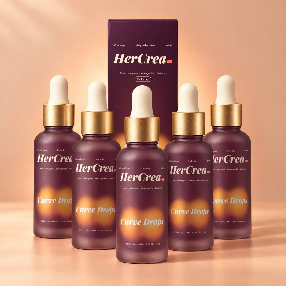 Curve Drops, 5 bottles (150 days)