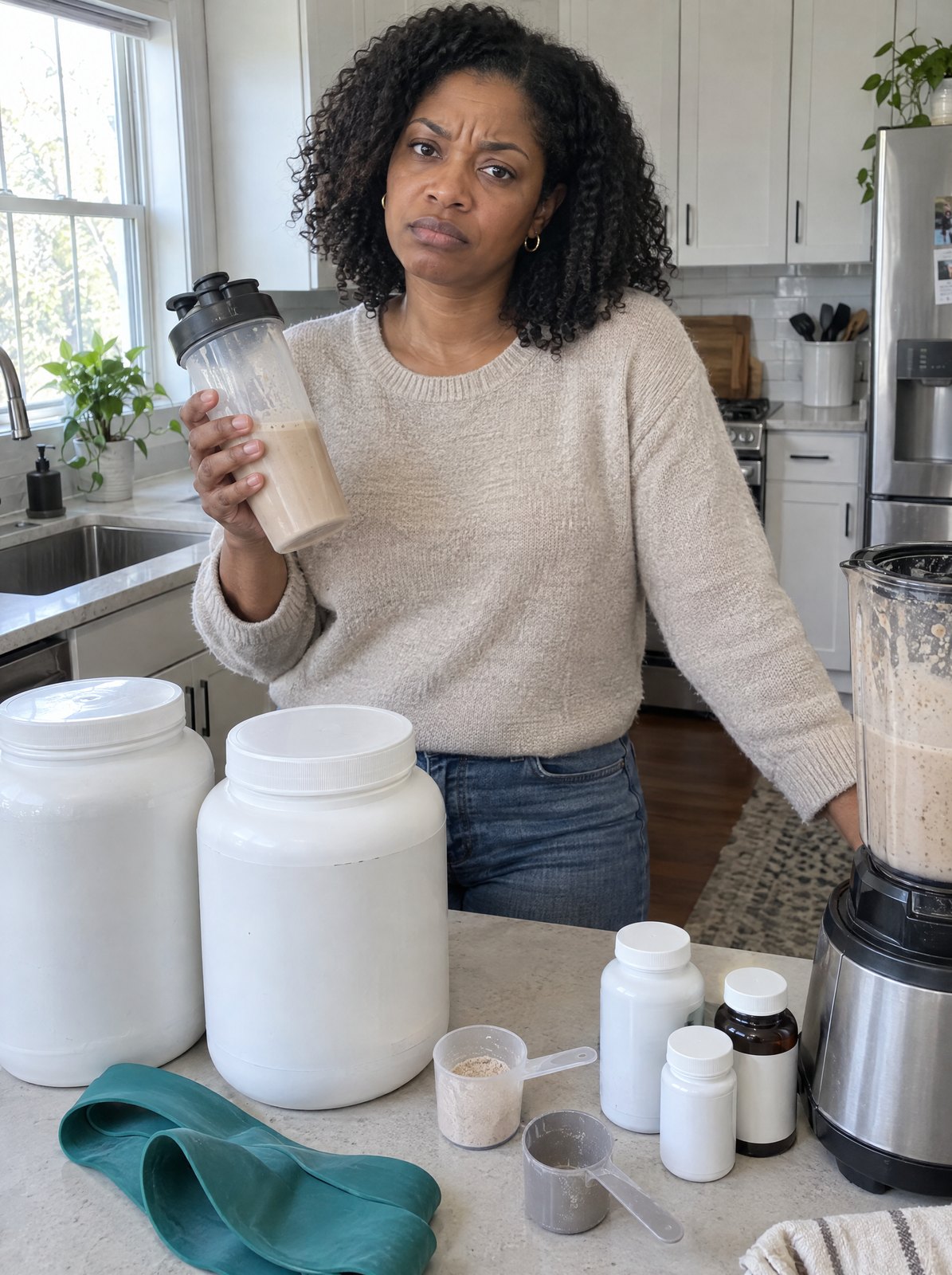 Shakes, pills and a full counter