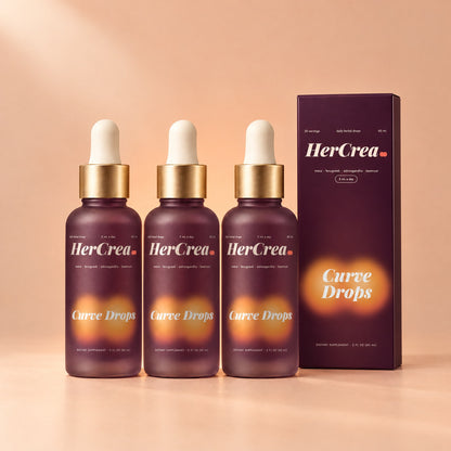 Curve Drops, 3 bottles with a box